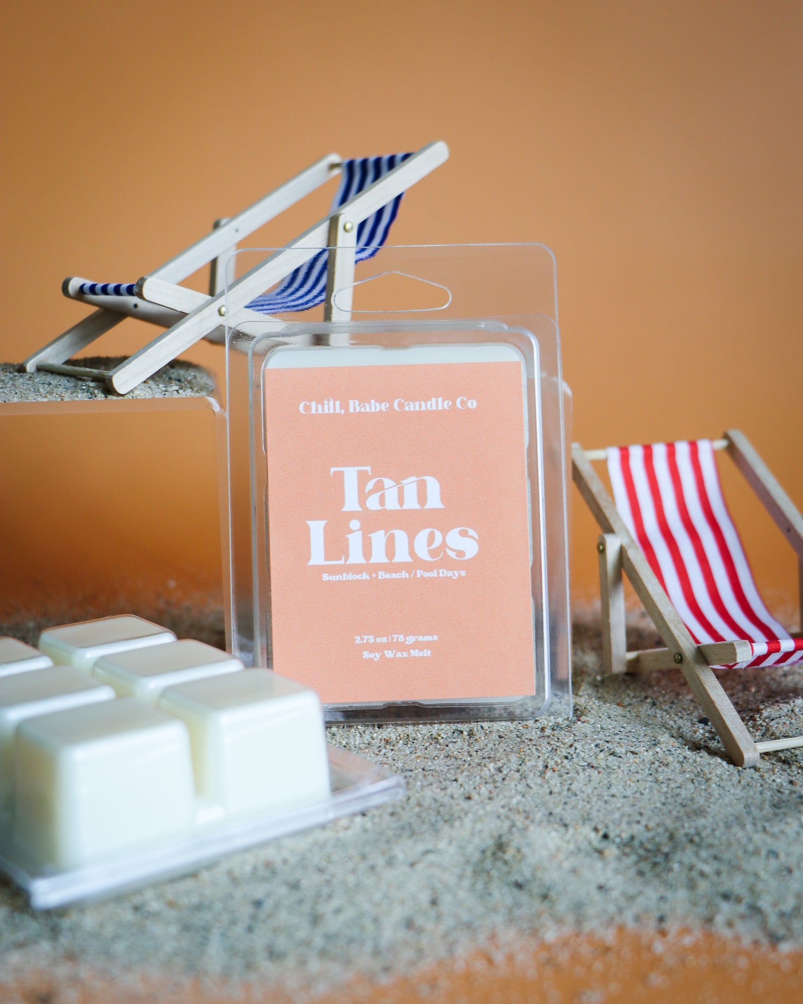 Tan Lines Wax Melt | Sunblock + Beach/Pool Days
