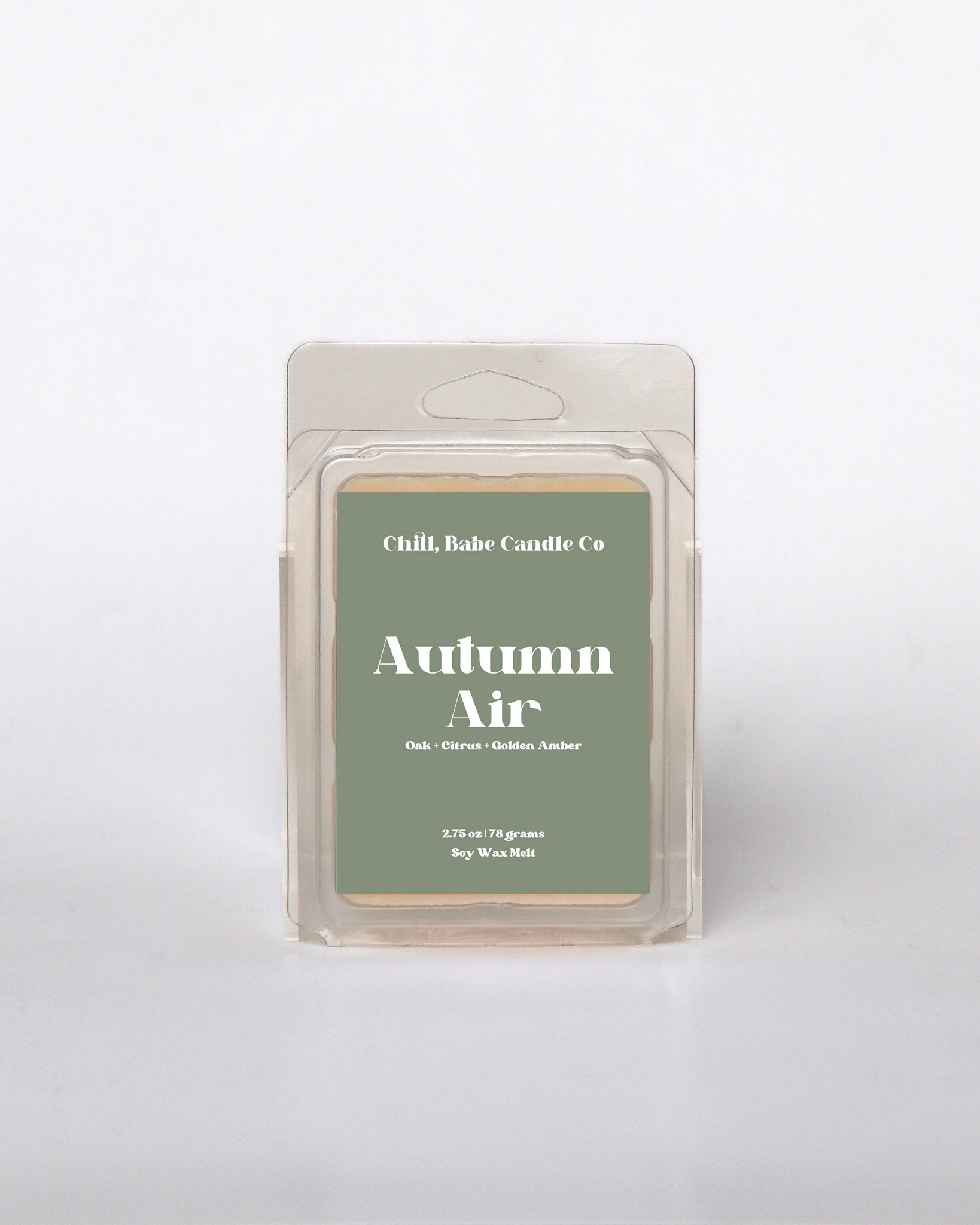 Autumn Air Wax Melt | Oak + Citrus + Golden Amber