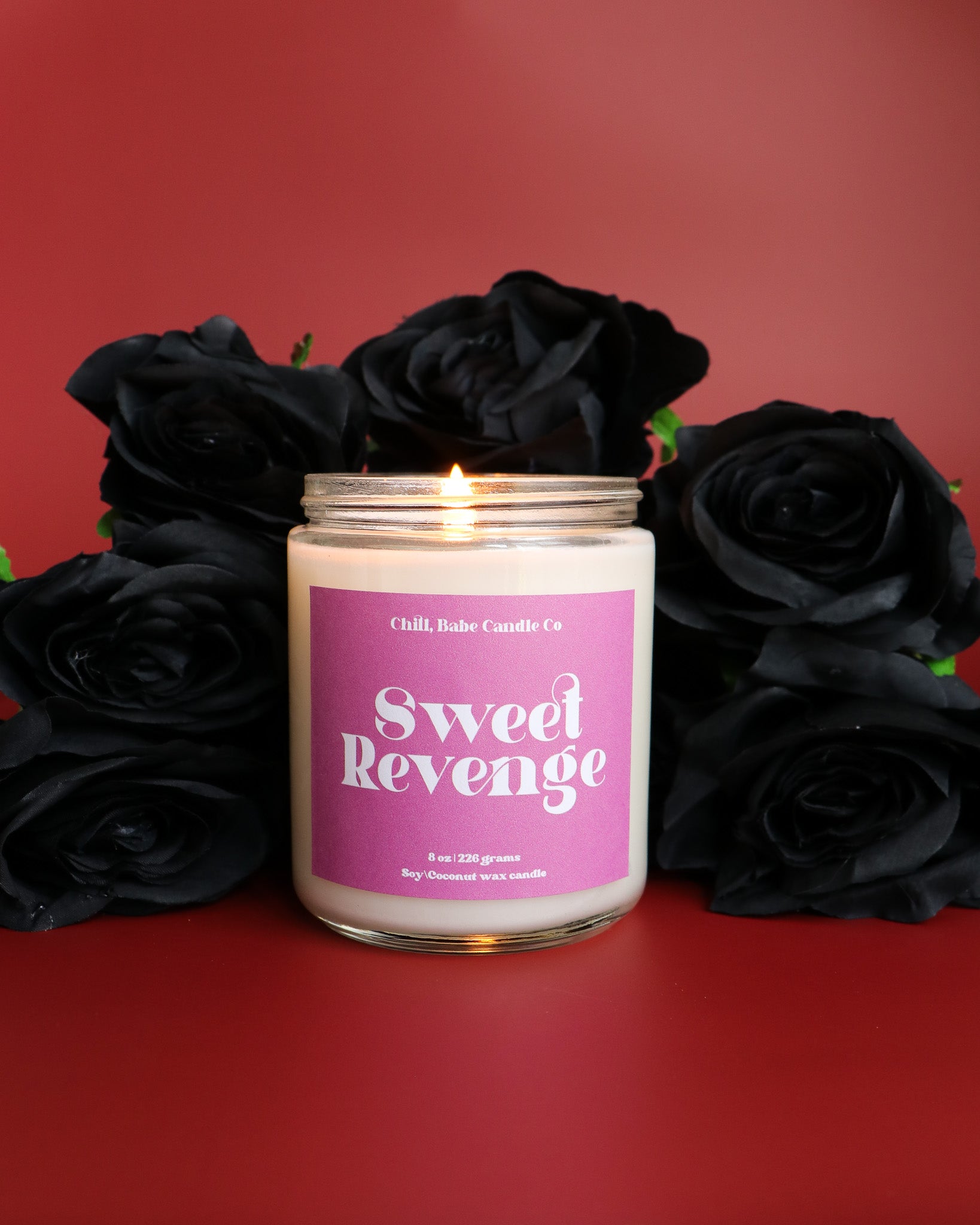 Sweet Revenge Candle | Red Fruits + Whipped Vanilla + Musk