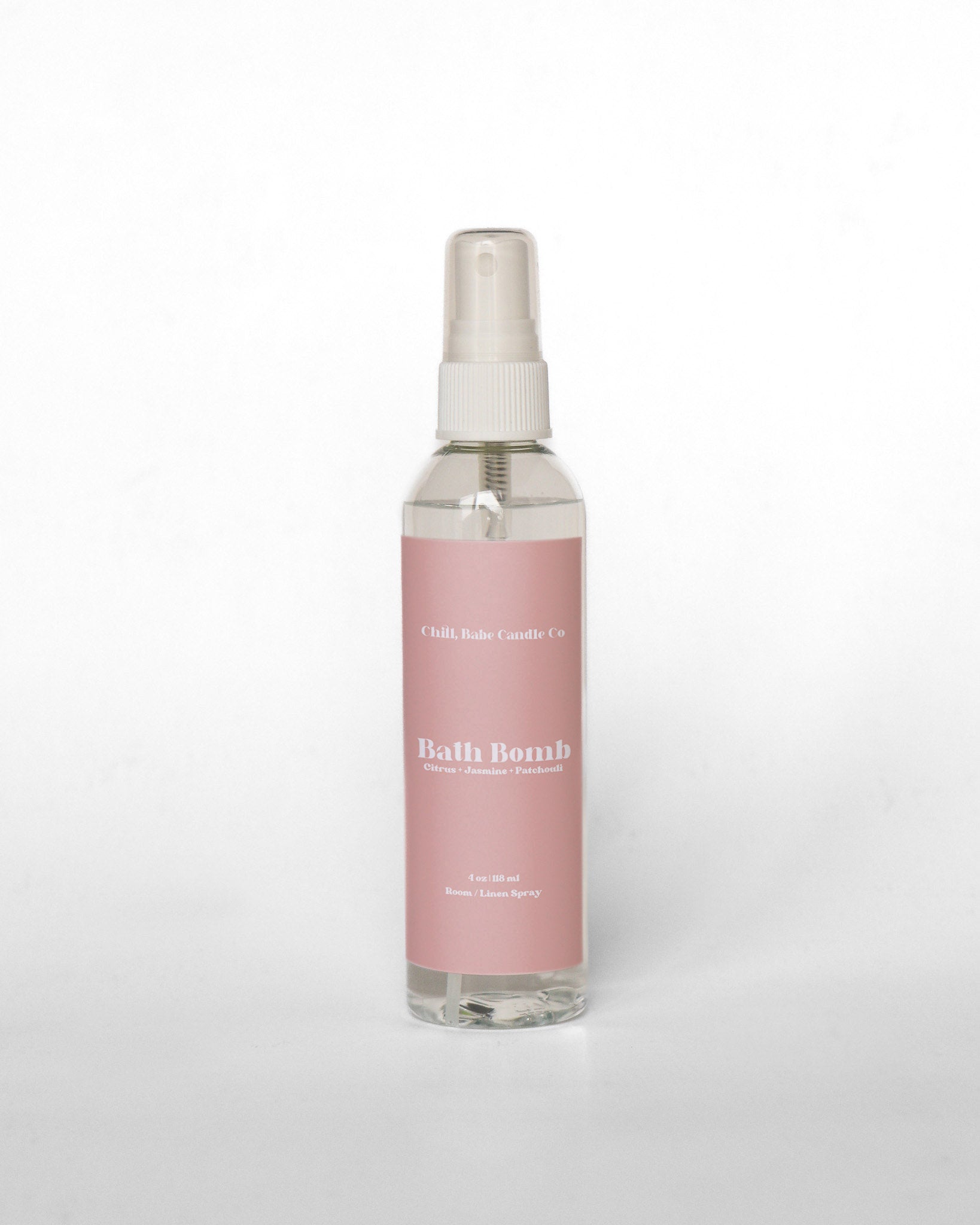 Bath Bomb Room & Linen Spray | Citrus + Jasmine + Pachouli