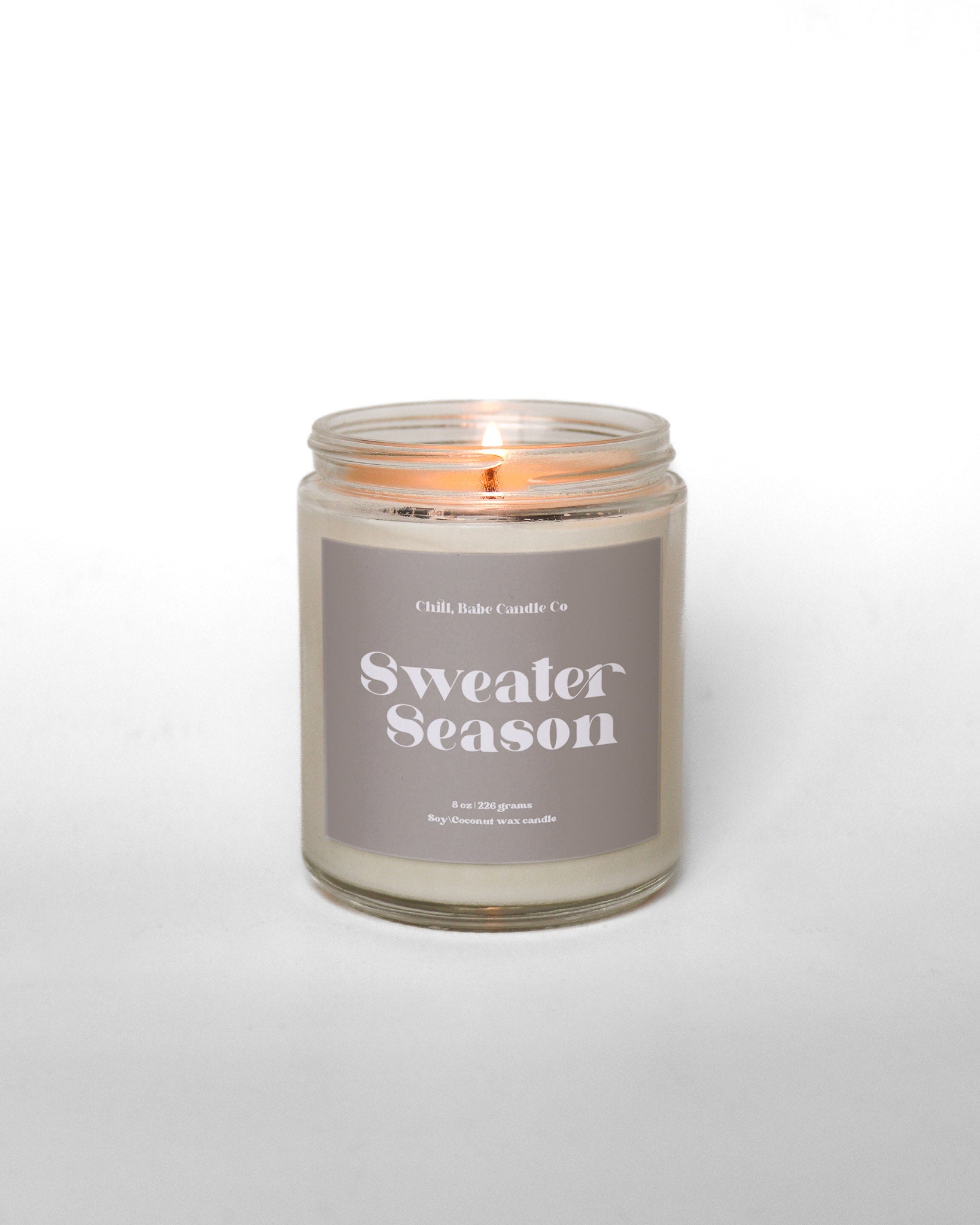 Sweater Season Candle | Autumn Leaves + Juniper + Sage