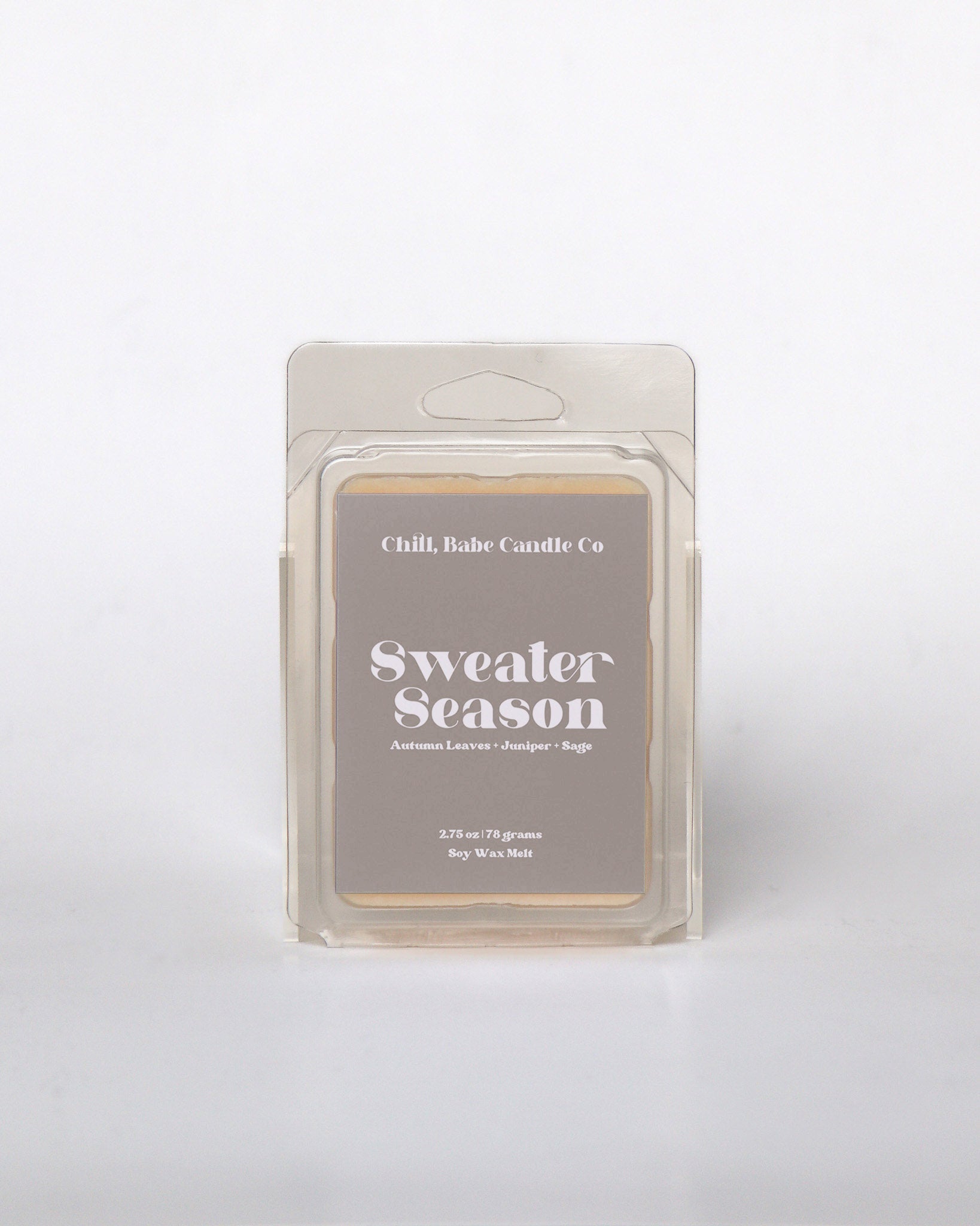 Sweater Season Wax Melt | Autumn Leaves + Juniper + Sage
