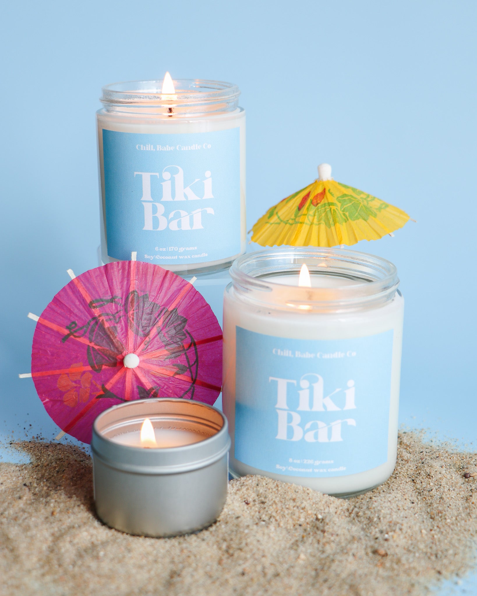 Tiki Bar Candle | Passion Fruit + Pineapple + Musk