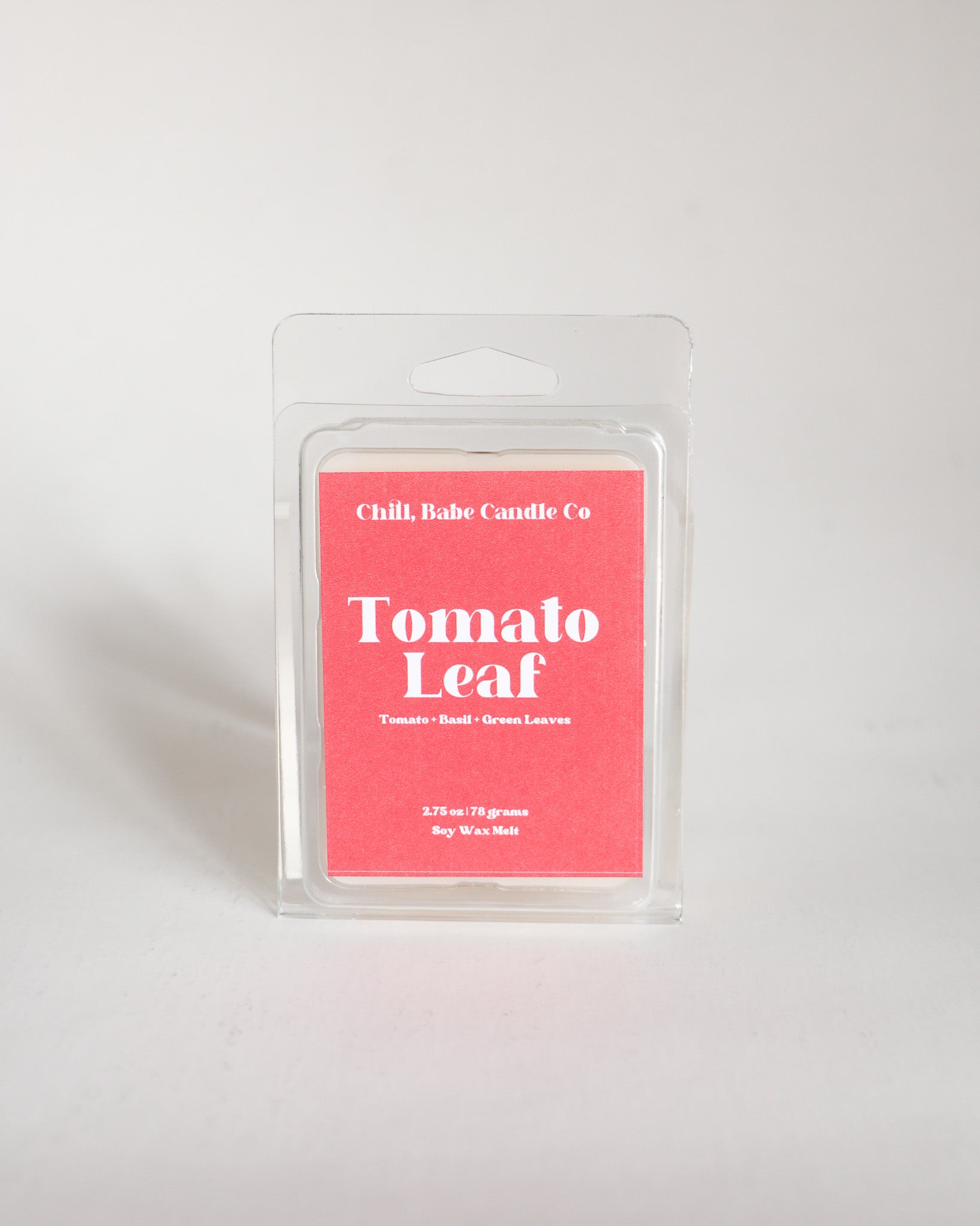 Tomato Leaf Wax Melt | Tomato + Basil + Green Leaves