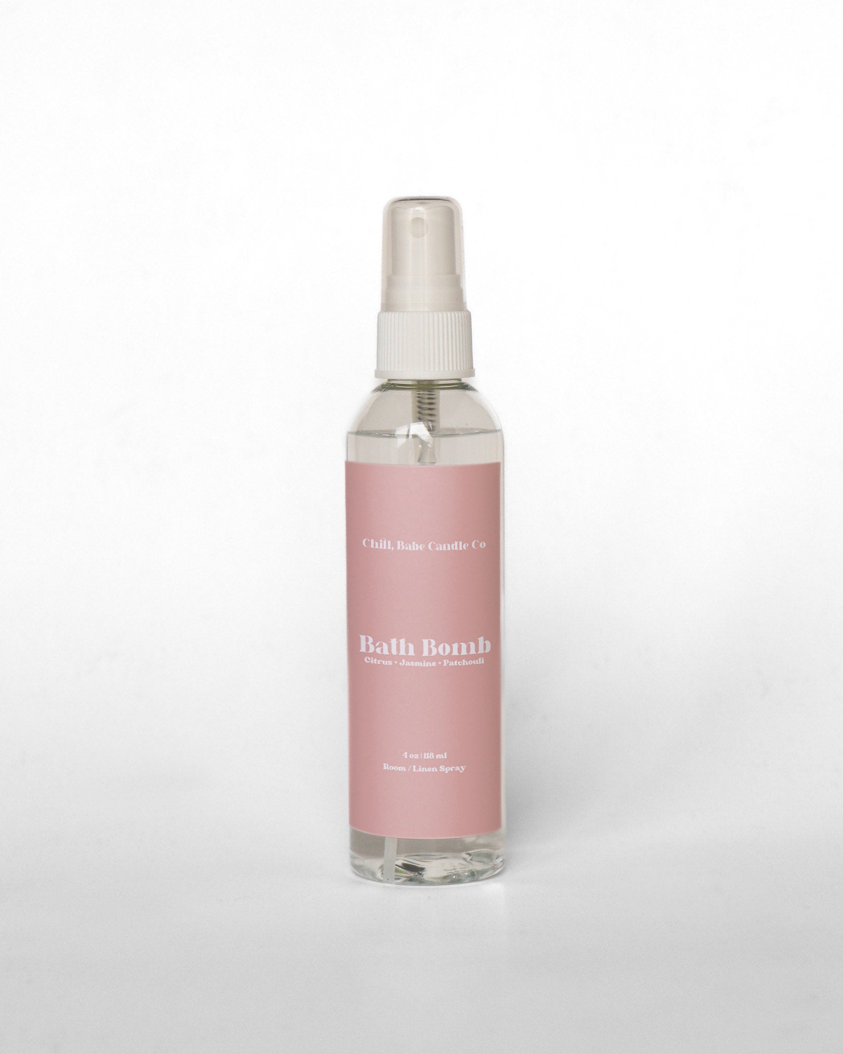 Bath Bomb Room & Linen Spray | Citrus + Jasmine + Pachouli