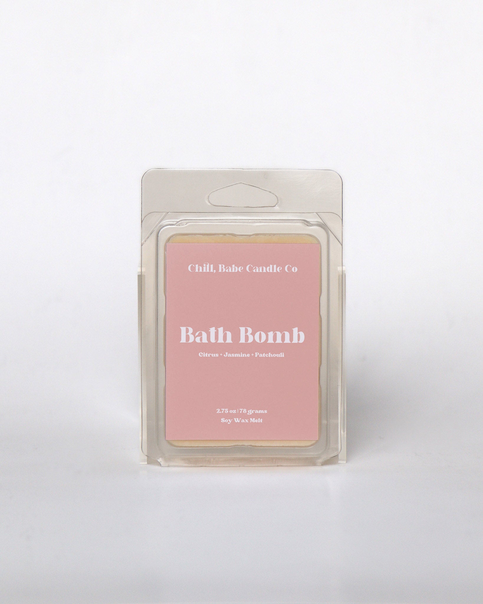 Bath Bomb Wax Melt | Citrus + Jasmine + Pachouli