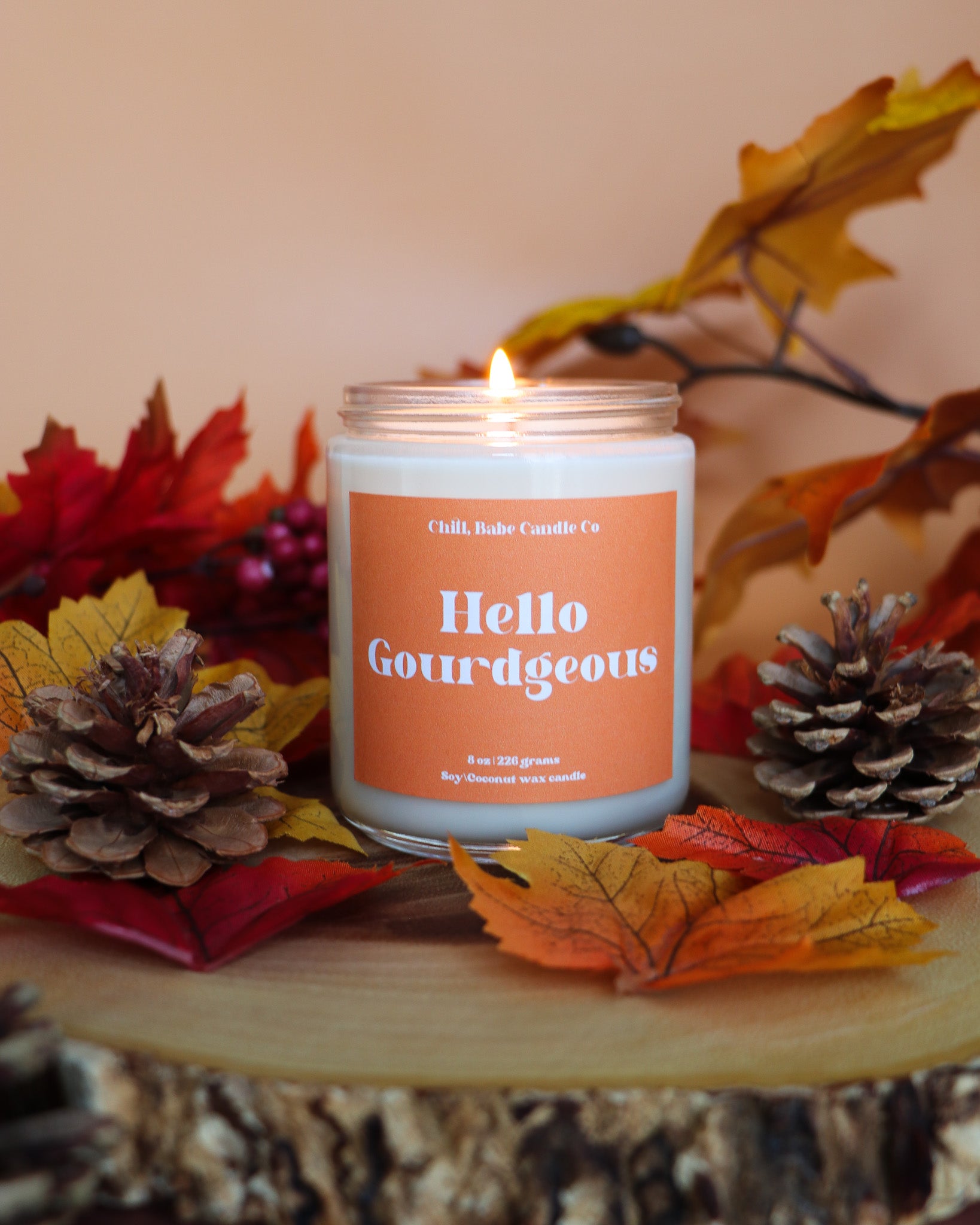 Hello Gourdgeous Candle | Pumpkin + Butter + Cinnamon