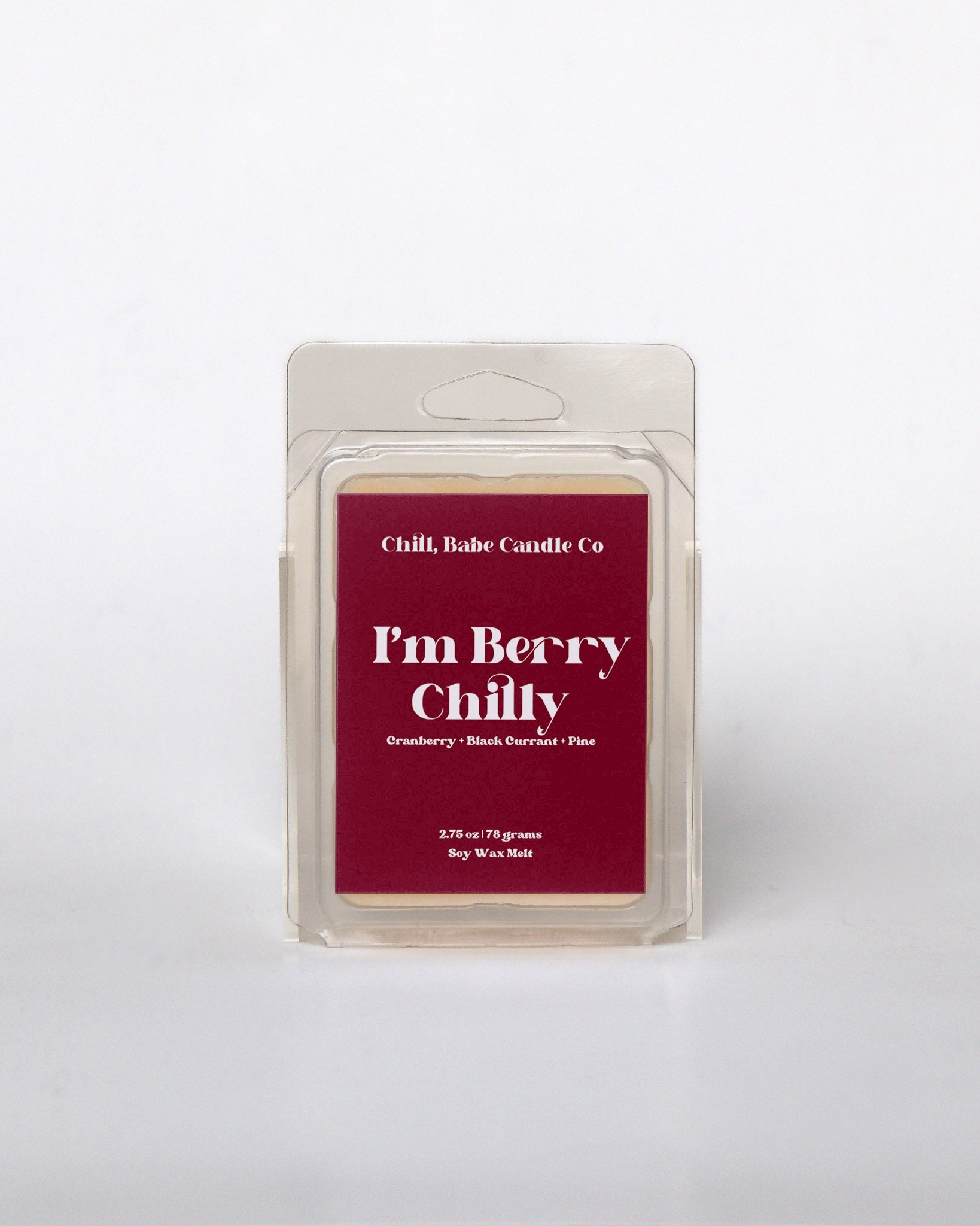 I'm Berry Chilly Wax Melt |  Cranberry + Black Currant + Pine