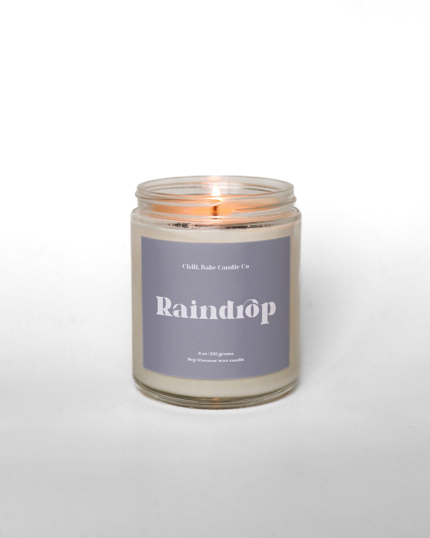 Raindrop Candle | Ozone + Earth + Moss