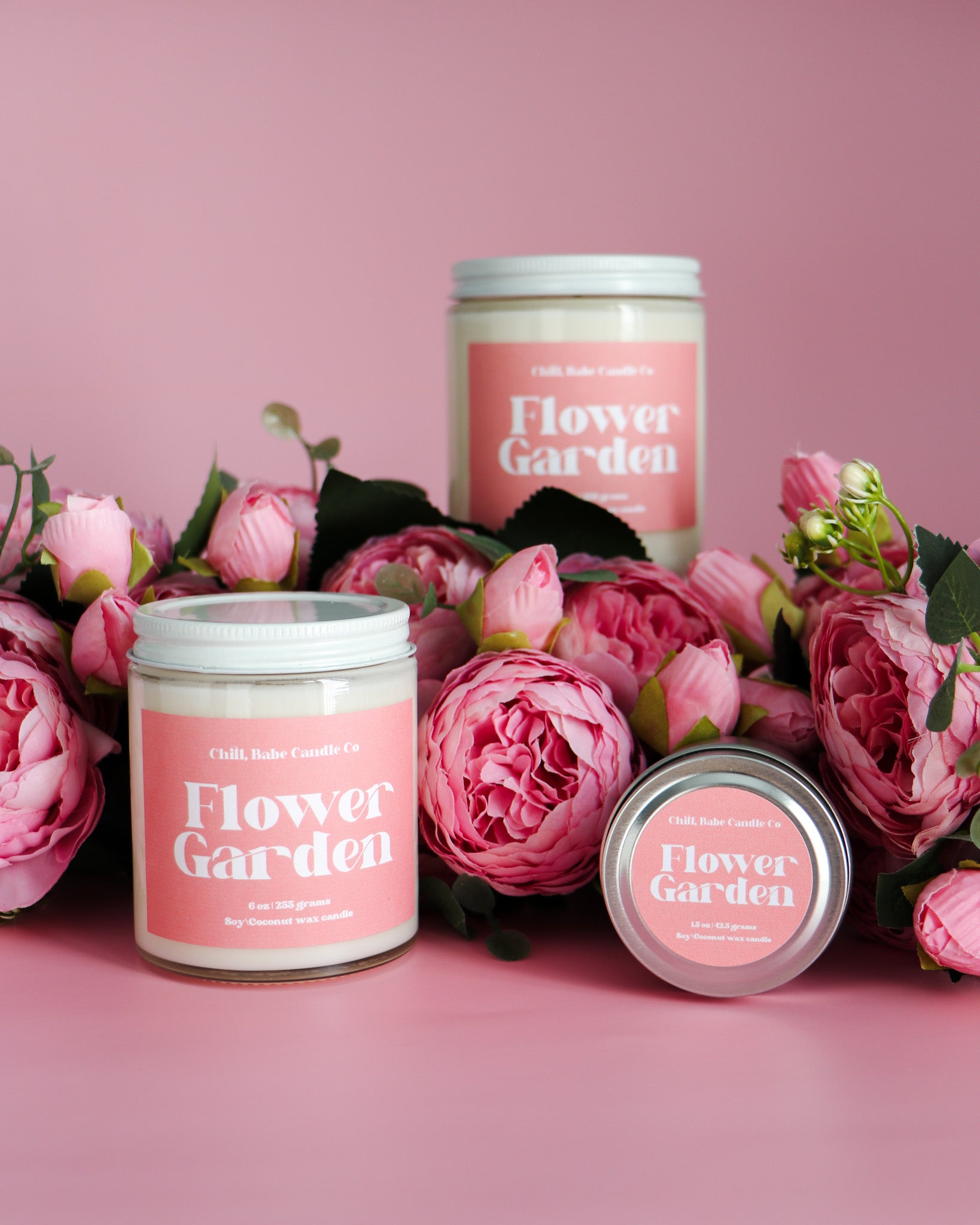 Flower Garden Candle | Magnolia + Peony