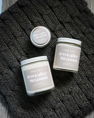 Sweater Season Candle | Autumn Leaves + Juniper + Sage